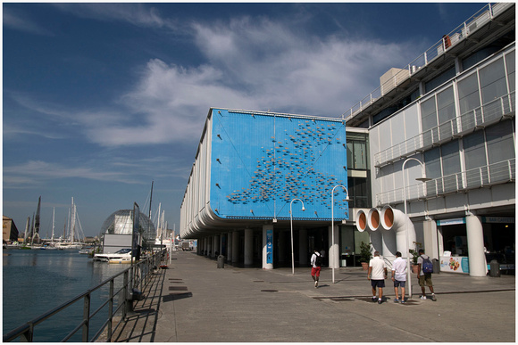 Genua, aquarium.
